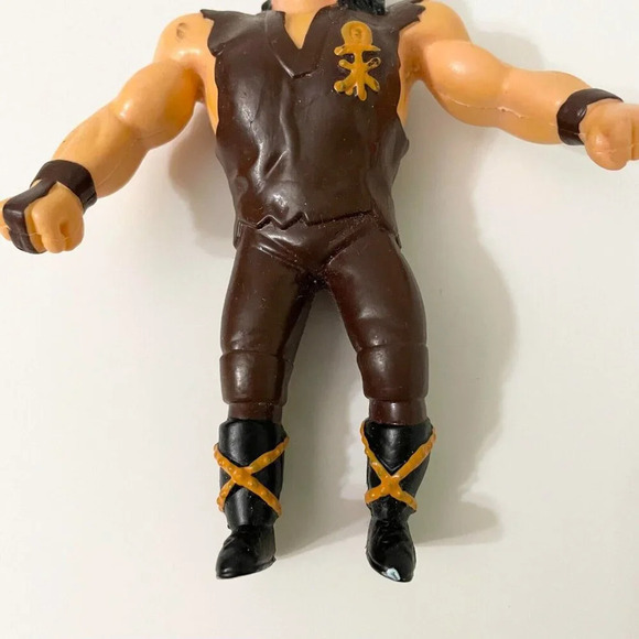 Vtg 1997 Mankind BendEms WWF Just Toys 5 Inch Tall Action  Figure - Picture 3 of 14